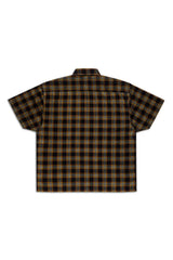 Check Corduroy Shirt 002 // oversized - Urban Monkey® - UM23A_SH_001B_XS/S