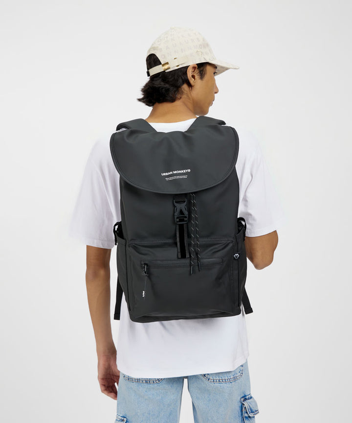 Buy City Rucksack Midnight Black Backpack Online - Urban Monkey