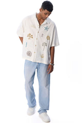 Coastal Soul Resort Shirt - Urban Monkey® - 25SHLF10_WH_S
