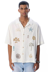 Coastal Soul Resort Shirt - Urban Monkey® - 25SHLF10_WH_S