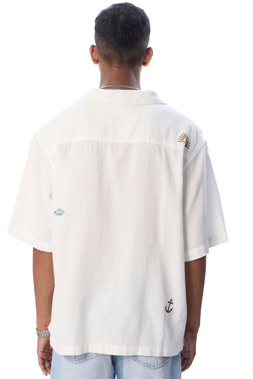 Coastal Soul Resort Shirt - Urban Monkey® - 25SHLF10_WH_S