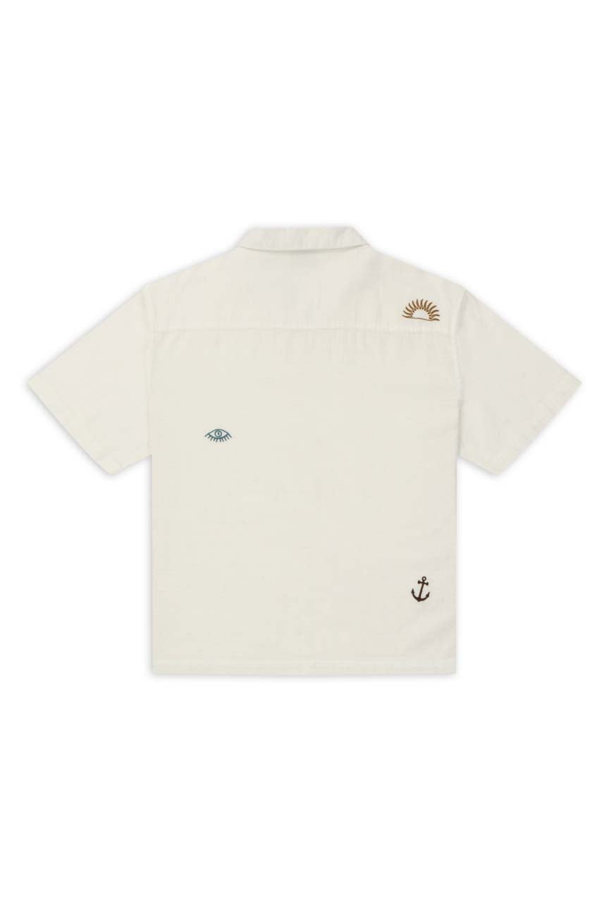 Coastal Soul Resort Shirt - Urban Monkey® - 25SHLF10_WH_S