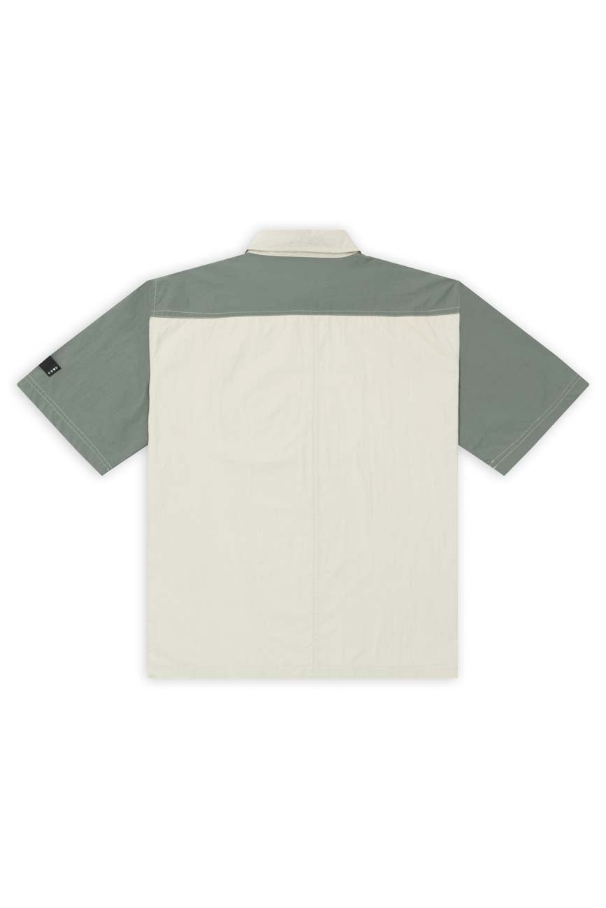 Colourblocked Casual Shirt // 001 - Urban Monkey® - 25SHBF13_GN_XS