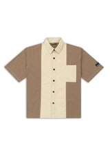 Colourblocked Casual Shirt // 002 - Urban Monkey® - 25SHBF13_BN_XS