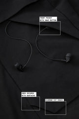 Convertible Jacket // JK01 - Urban Monkey® - 25JKREG20_BK_SET_S