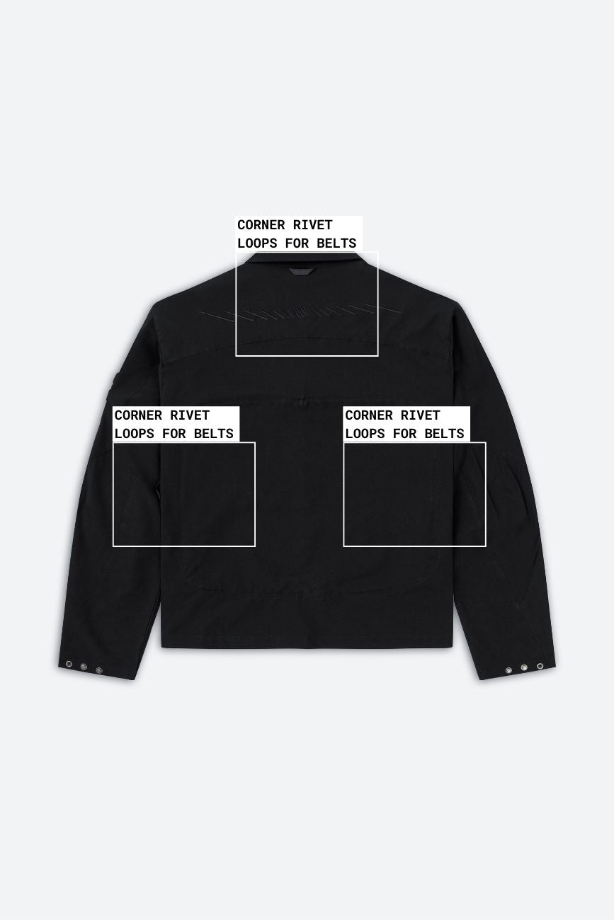 Convertible Jacket // JK01 - Urban Monkey® - 25JKREG20_BK_SET_S