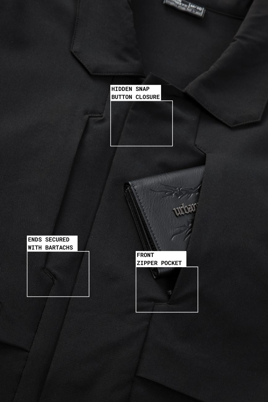 Convertible Jacket // JK01 - Urban Monkey® - 25JKREG20_BK_SET_S
