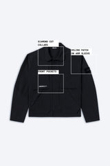 Convertible Jacket // JK01 - Urban Monkey® - 25JKREG20_BK_SET_S