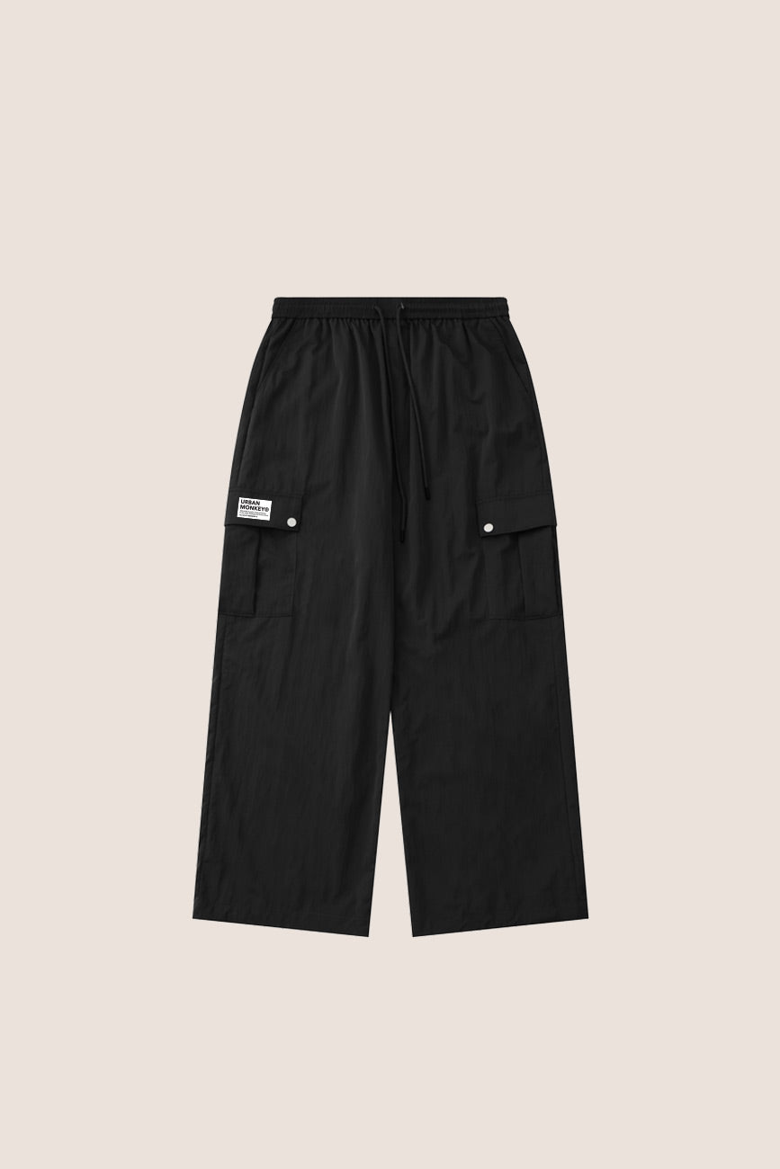 Core Parachute Pants // 001 - Urban Monkey® - 12270S23_BLK_S