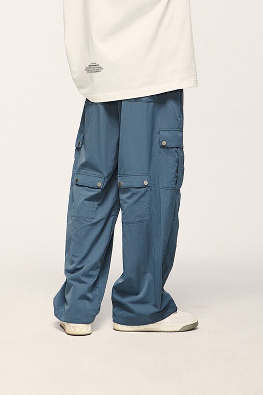 Core Parachute Pants // 002 - Urban Monkey® - 12270S23_GYBLU_S