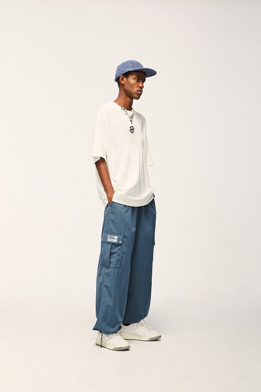 Core Parachute Pants // 002 - Urban Monkey® - 12270S23_GYBLU_S