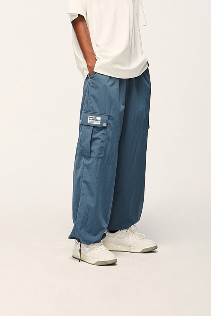 Core Parachute Pants // 002 - Urban Monkey® - 12270S23_GYBLU_S