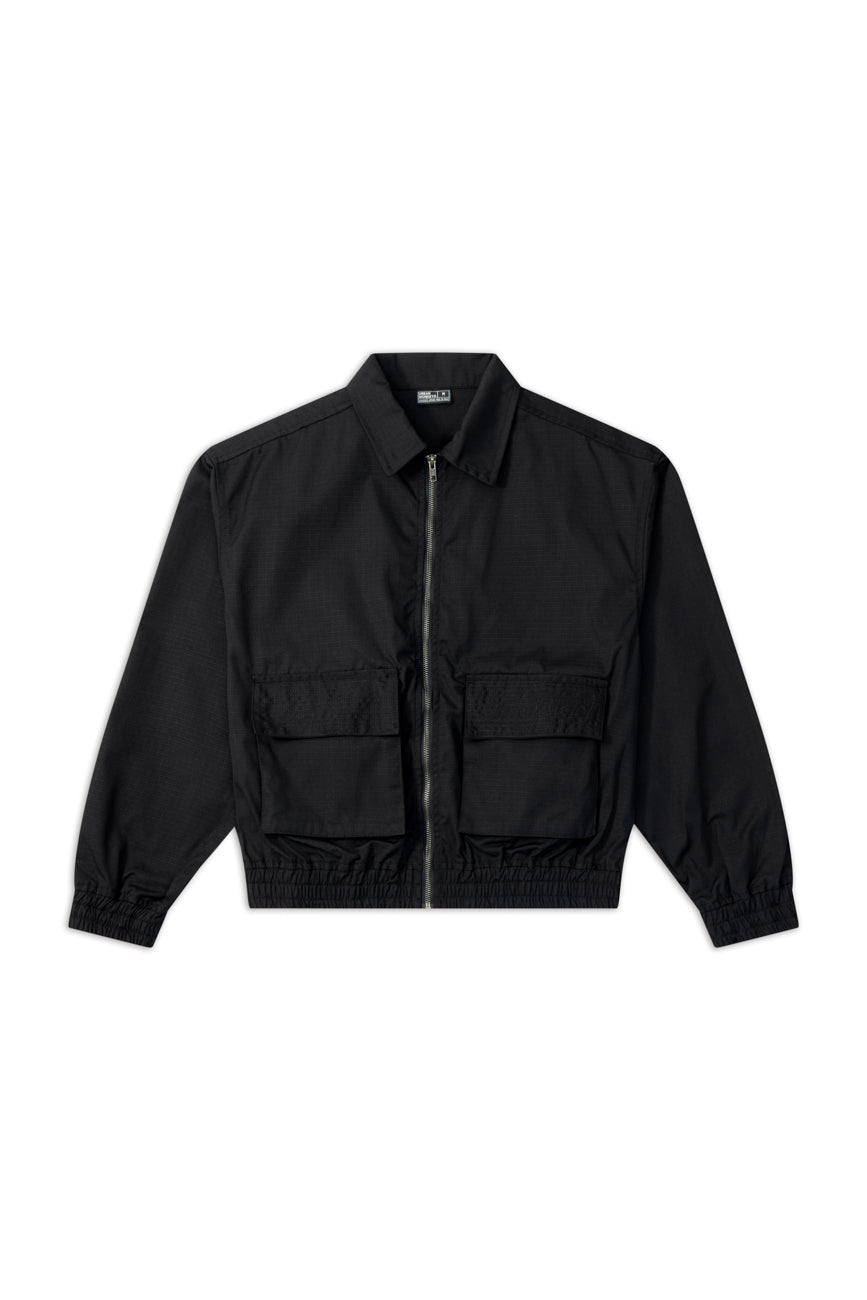 Crack Rock // Ripstop Zipper Jacket - Urban Monkey® - SK_BLK_001_S