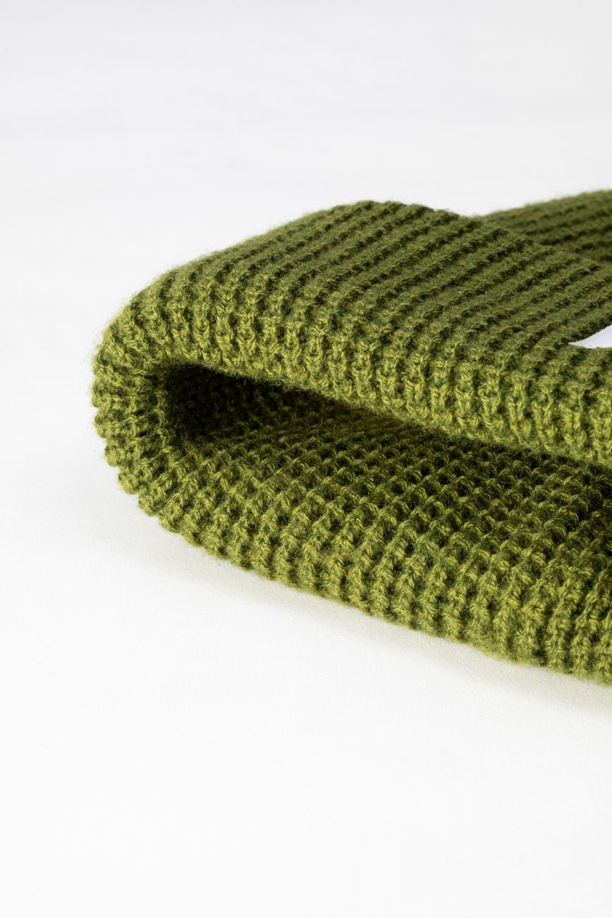 Cuffed Beanie // Olive Green - Urban Monkey® - UM23SMB036_AGRN