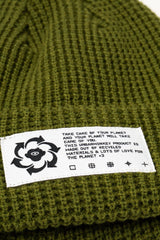 Cuffed Beanie // Olive Green - Urban Monkey® - UM23SMB036_AGRN