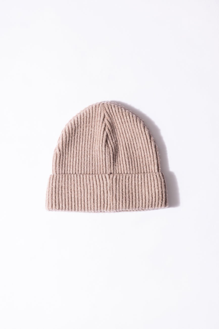 Cuffed Beanie // Sand Brown - Urban Monkey® - UM23SMB053_CML