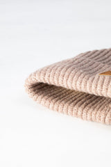 Cuffed Beanie // Sand Brown - Urban Monkey® - UM23SMB053_CML