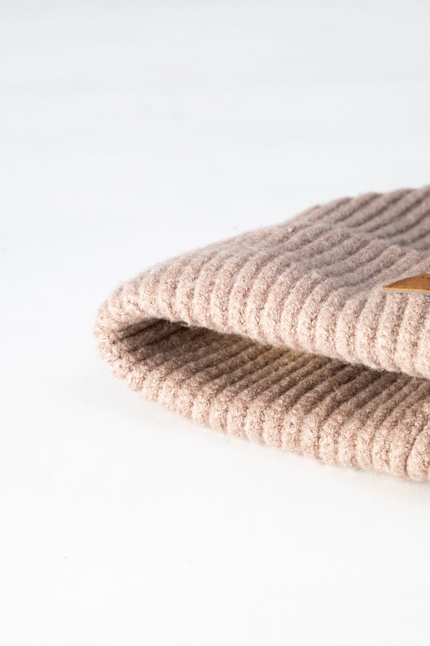 Cuffed Beanie // Sand Brown - Urban Monkey® - UM23SMB053_CML