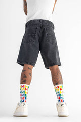 Denim Shorts // Black - Urban Monkey® - UM23A_DS_001_S