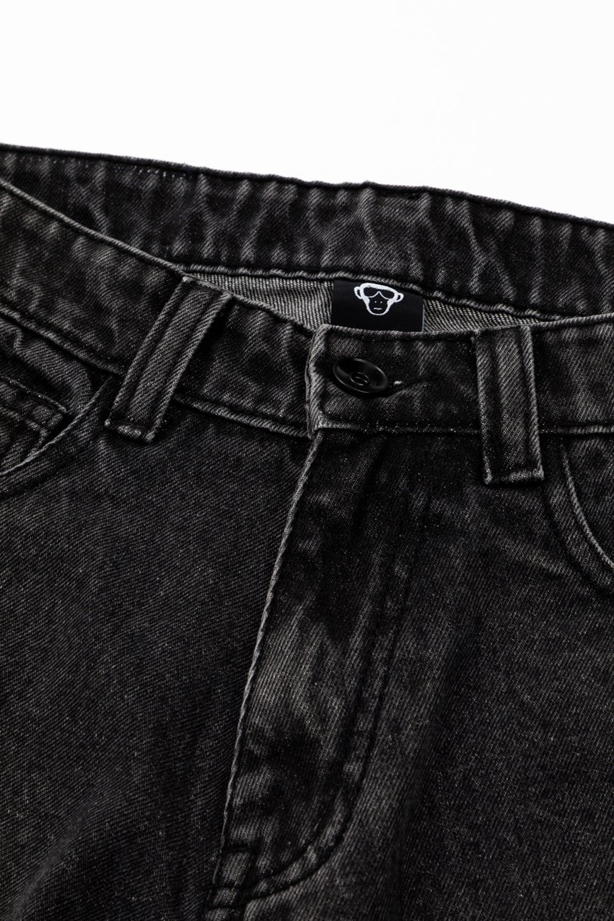 Denim Shorts // Black - Urban Monkey® - UM23A_DS_001_S