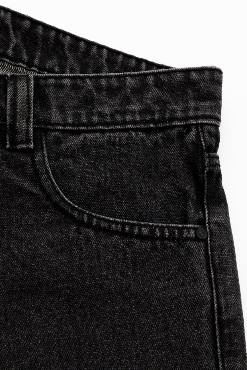 Denim Shorts // Black - Urban Monkey® - UM23A_DS_001_S
