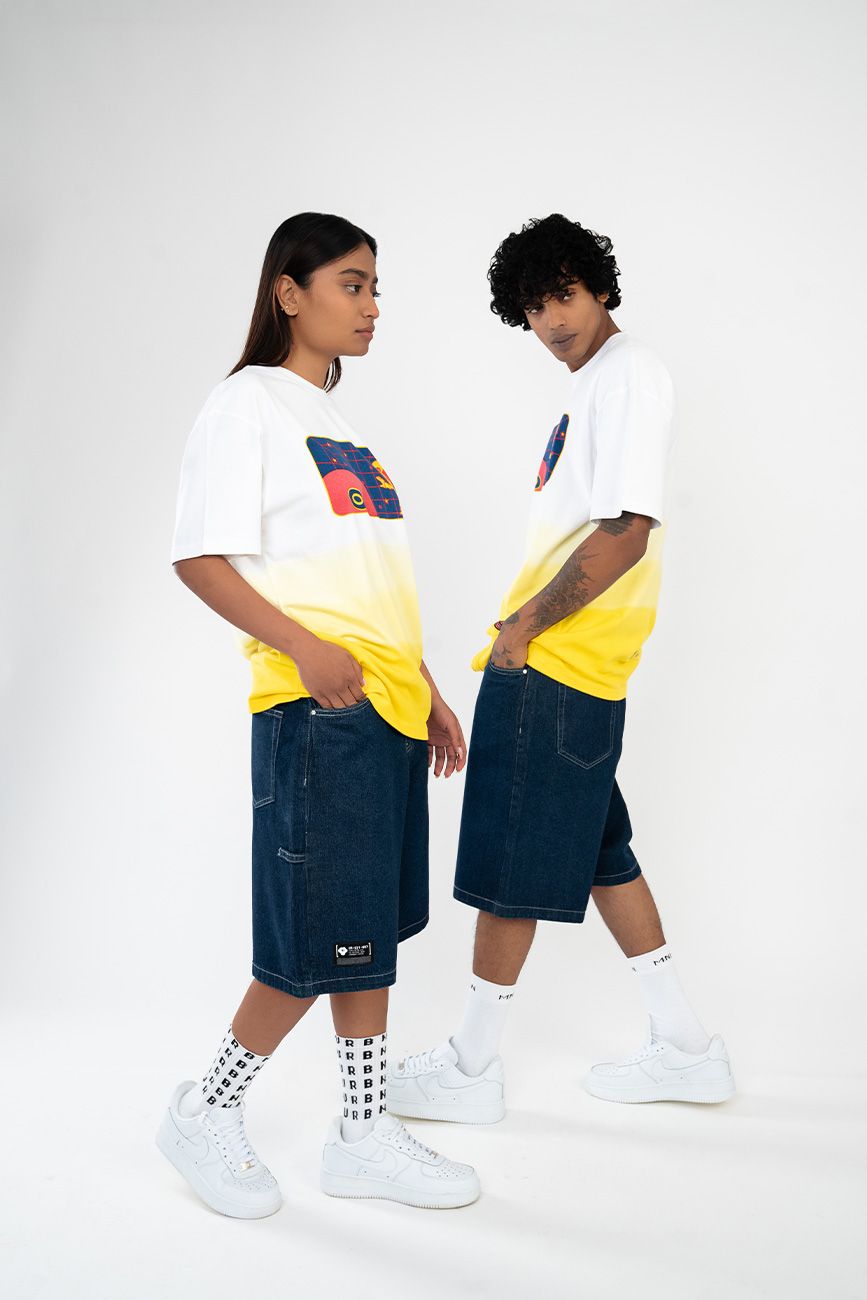 Denim Shorts // Dark Blue - Urban Monkey® - UM12047 _DRBLU_S