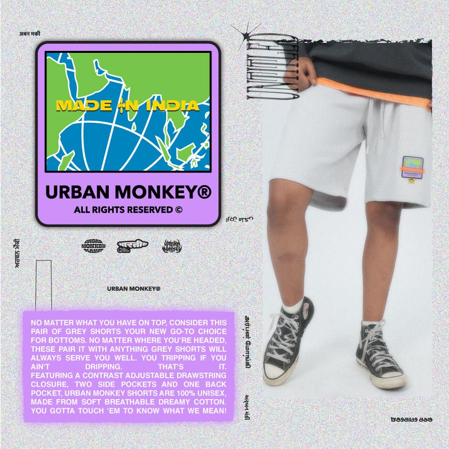 Essential Shorts // 002 - Urban Monkey® - UM22PSH_002_S