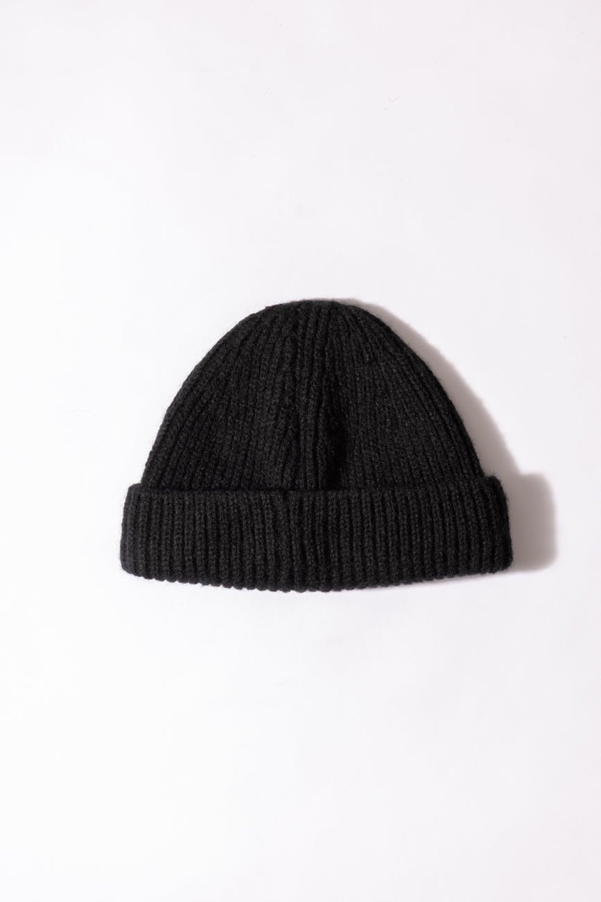 Fisherman Beanie // Black - Urban Monkey® - UM23SMB427_BLK