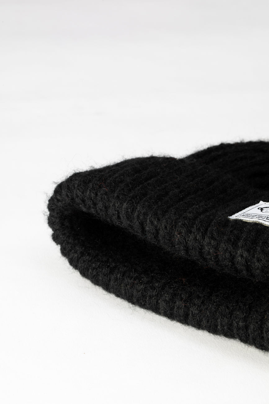 Fisherman Beanie // Black - Urban Monkey® - UM23SMB427_BLK