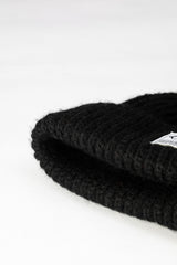 Fisherman Beanie // Black - Urban Monkey® - UM23SMB427_BLK
