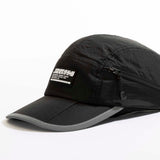 Foldable Camper Cap // Black - Urban Monkey® - 24FPD196_BLK