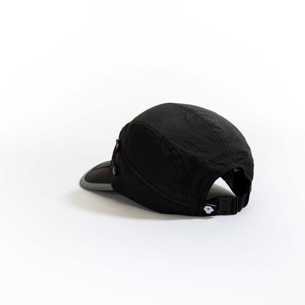 Foldable Camper Cap // Black - Urban Monkey® - 24FPD196_BLK