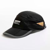 Foldable Camper Cap // Black - Urban Monkey® - 24FPD196_BLK