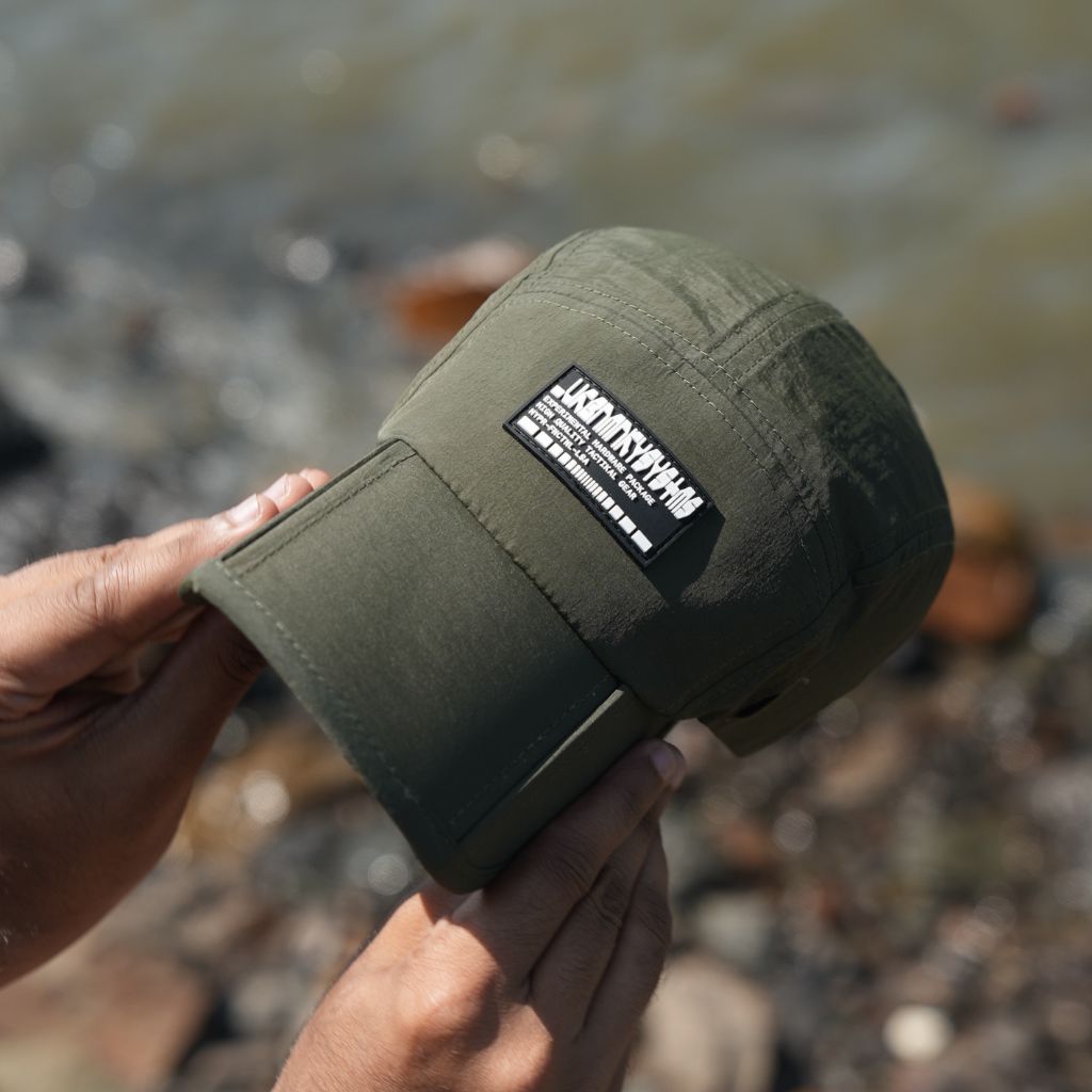 Foldable Camper Cap // Olive - Urban Monkey® - 24FPD197_DG