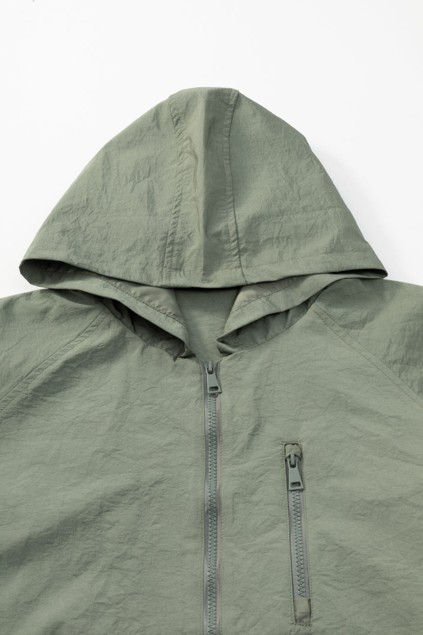 Forrest Gump // Lightweight Nylon Jacket - Urban Monkey® - UM23_JK_W008_GN_S