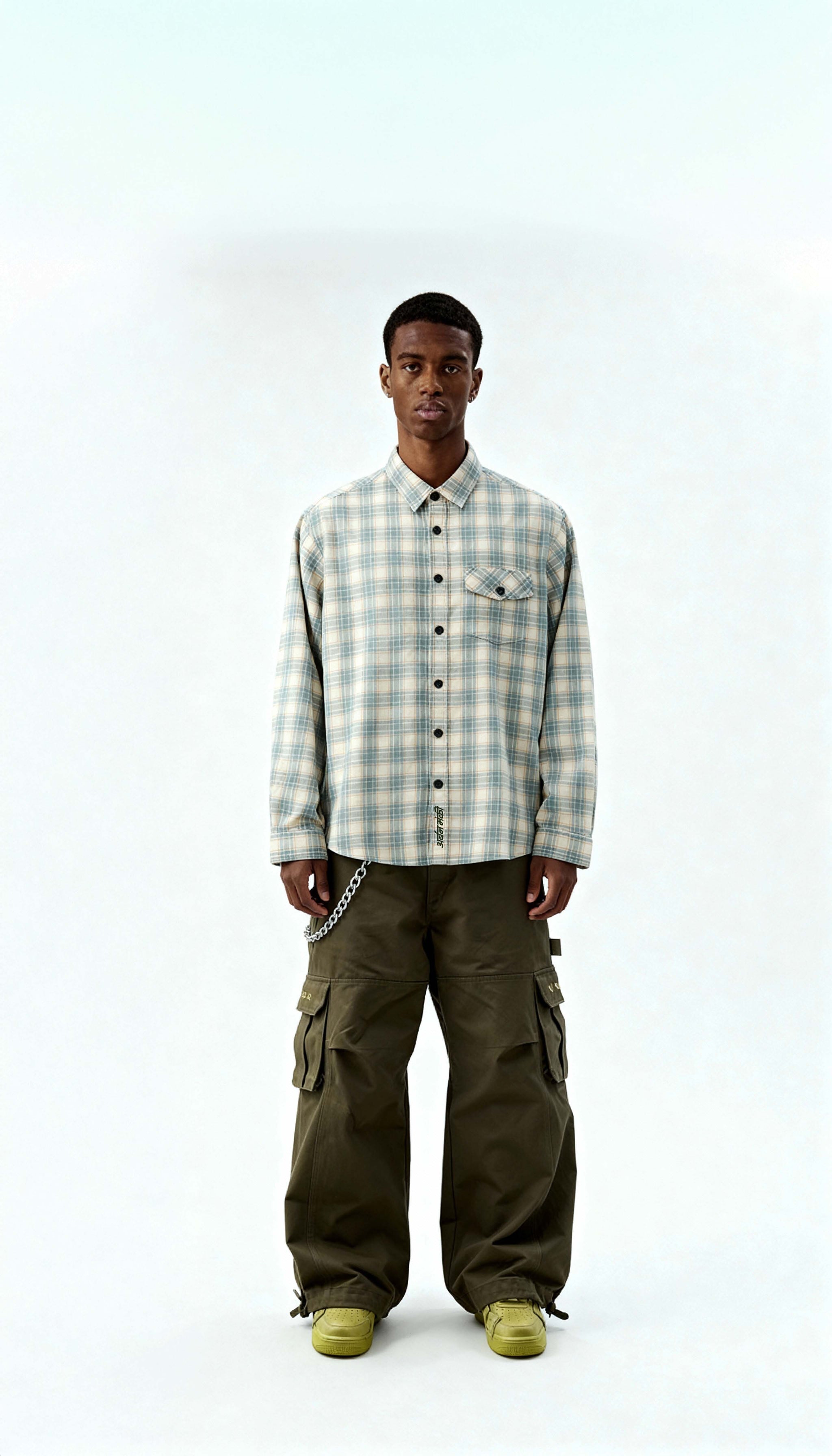 Check Corduroy Shirt 012 // regular fit Urban Monkey®
