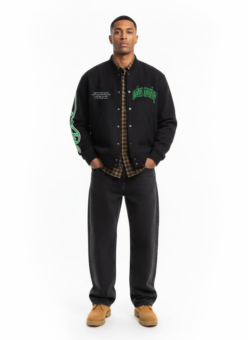Emperor Varsity Jacket_Royal Enfield x Urban Monkey Urban Monkey®