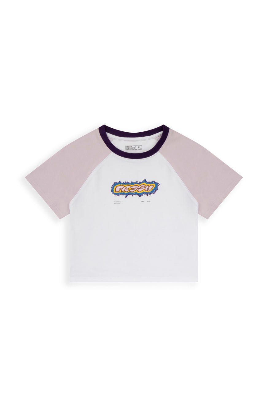Fresh // Women’s Fitted Crop Top - Urban Monkey® - 25CTRG1_PN_XS