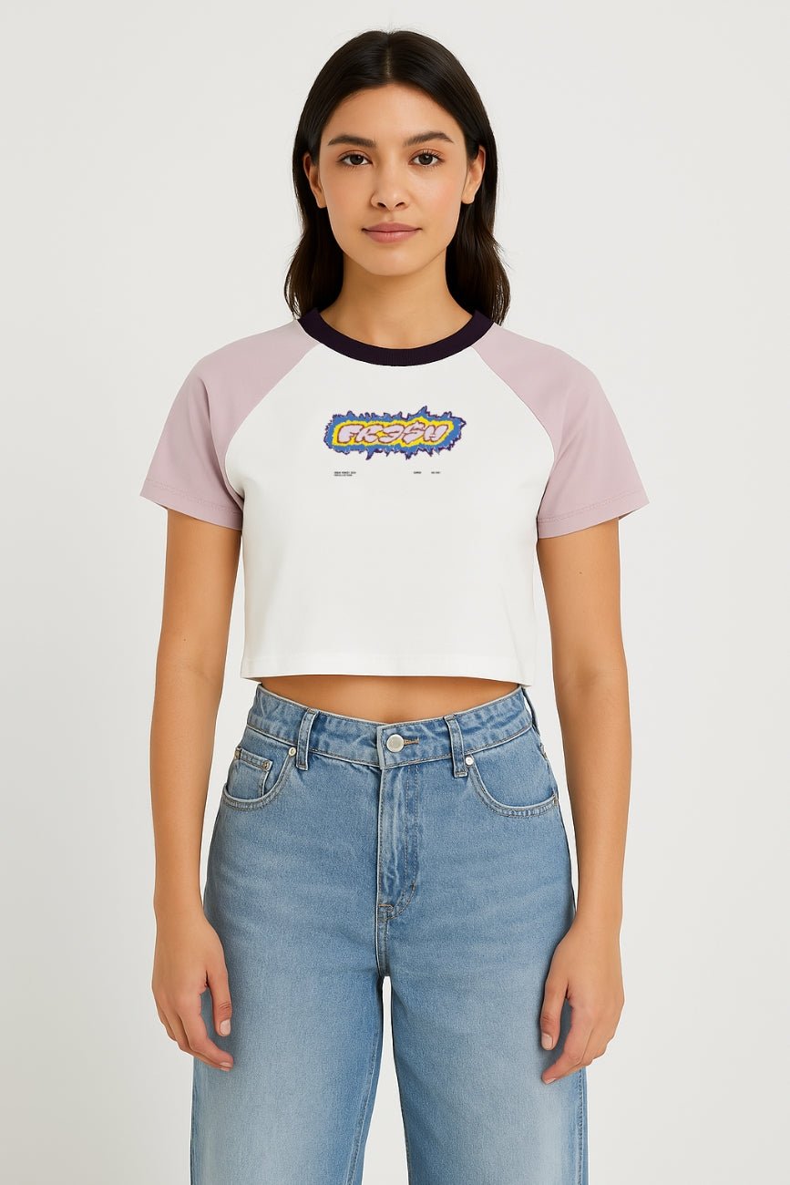 Fresh // Women’s Fitted Crop Top - Urban Monkey® - 25CTRG2_PR_XS