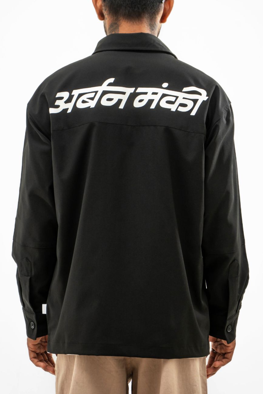 Full Sleeve Shirt // Black - Urban Monkey® - UM23A_SH_007C_S