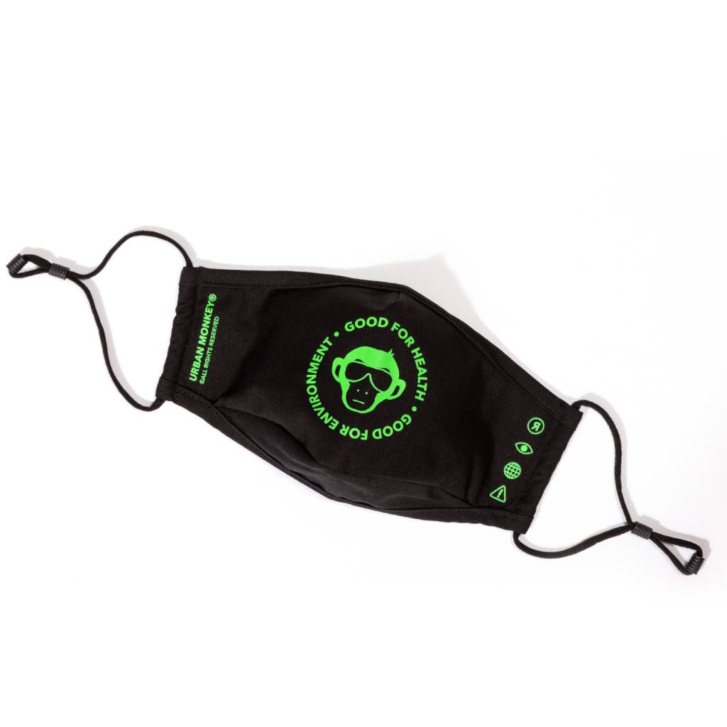 Go Green face mask - Urban Monkey® - UMFM_002