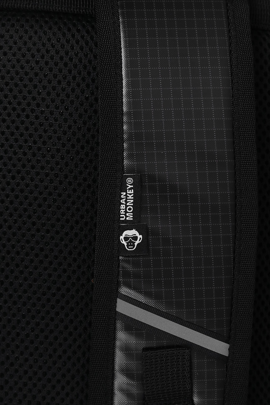 Grid Storm Ripstop Backpack - Urban Monkey® - UM24DB006_BLK