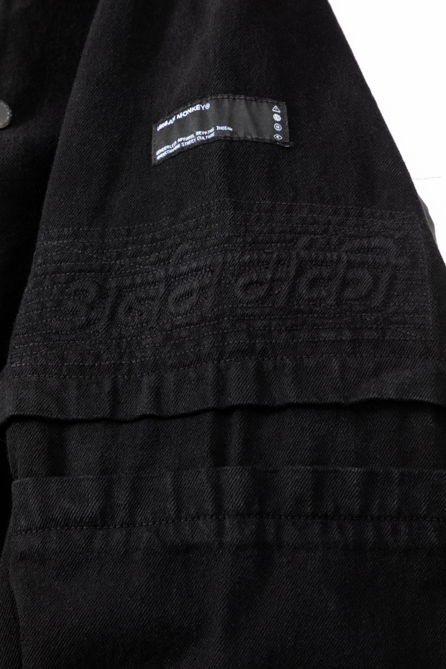 Hobo Shacket // Black - Urban Monkey® - UM23A_SH_004A_XS/S