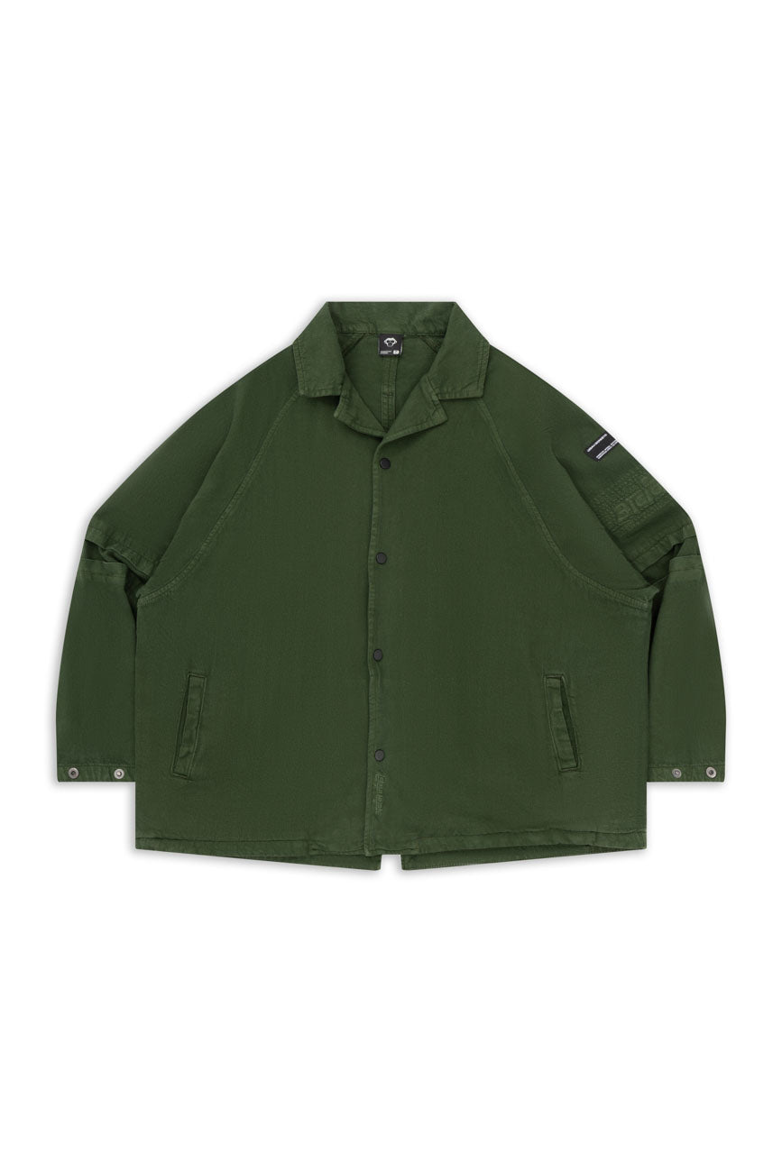 Hobo Shacket // Hunter Green - Urban Monkey® - UM23A_SH_004D_XS/S