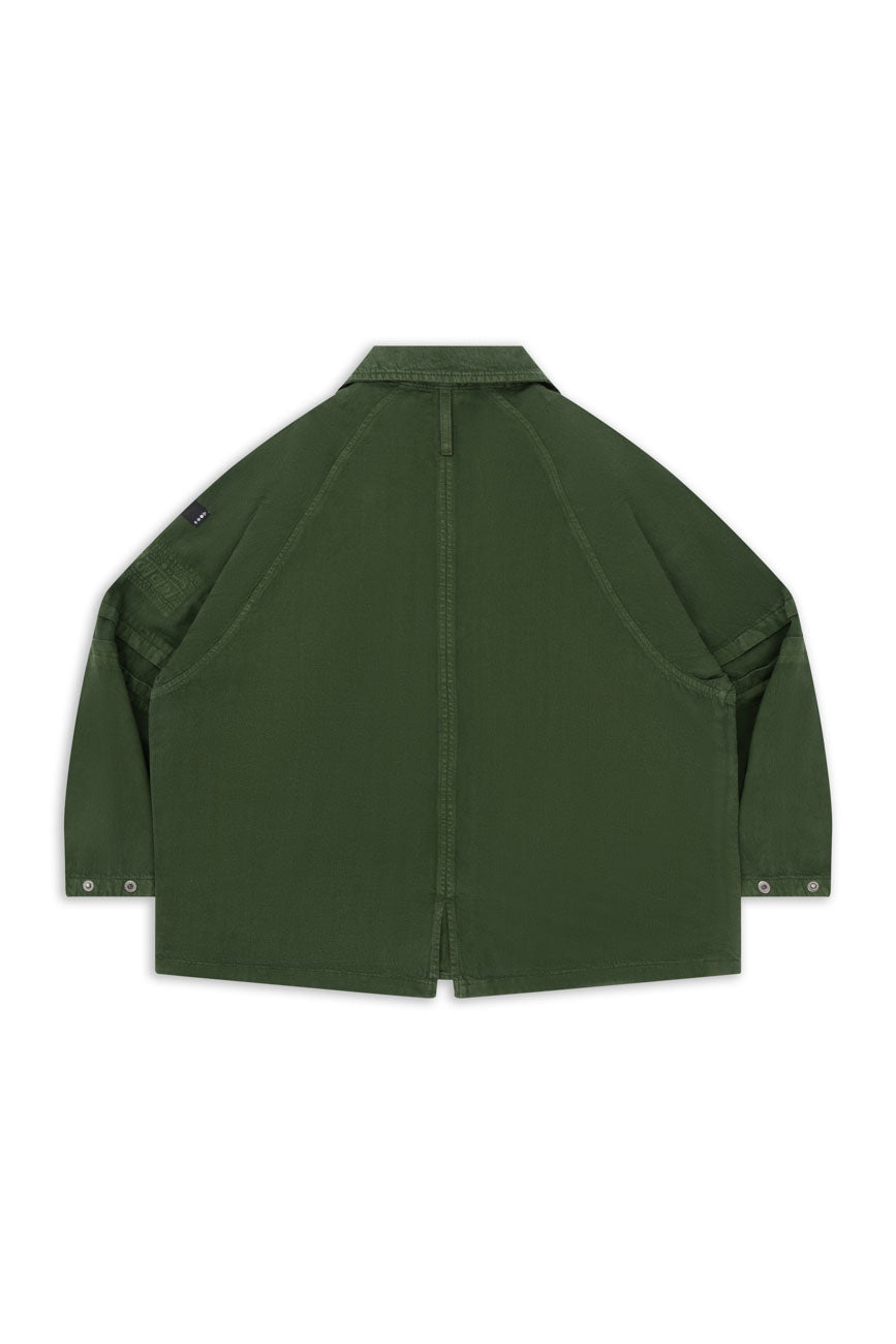 Hobo Shacket // Hunter Green - Urban Monkey® - UM23A_SH_004D_XS/S