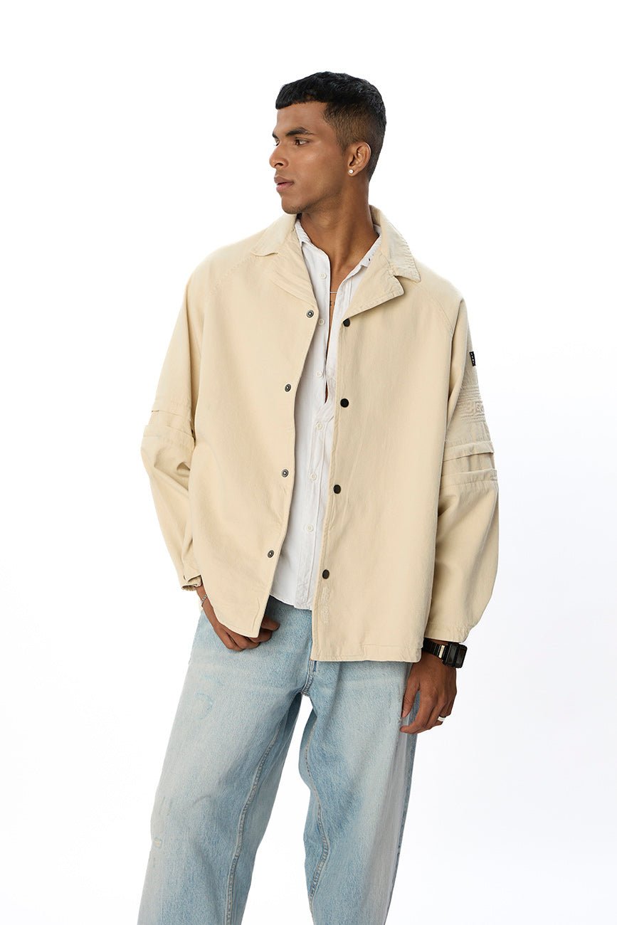 Hobo Shacket // Off - white - Urban Monkey® - UM23A_SH_004B_XS/S