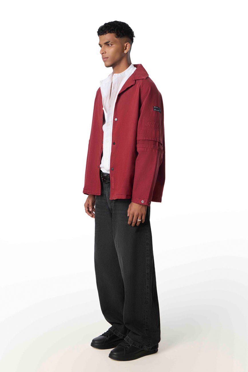 Hobo Shacket // Rosewood - Urban Monkey® - UM23A_SH_004F_XS/S