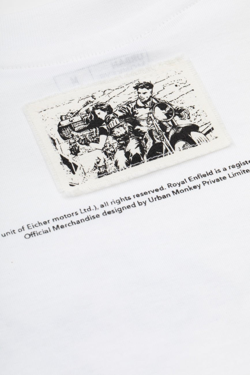Iron Horse Cropped Tee_Royal Enfield x Urban Monkey - Urban Monkey® - UM24A_RE_CT2_XS