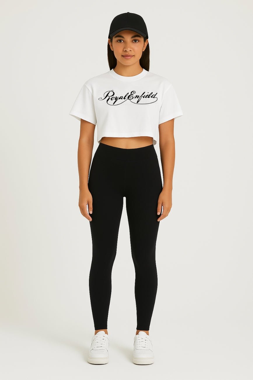 Iron Horse Cropped Tee_Royal Enfield x Urban Monkey - Urban Monkey® - UM24A_RE_CT2_XS
