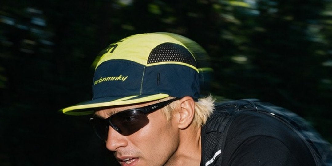 Rider wearing the Sprint cap on an early morning ride